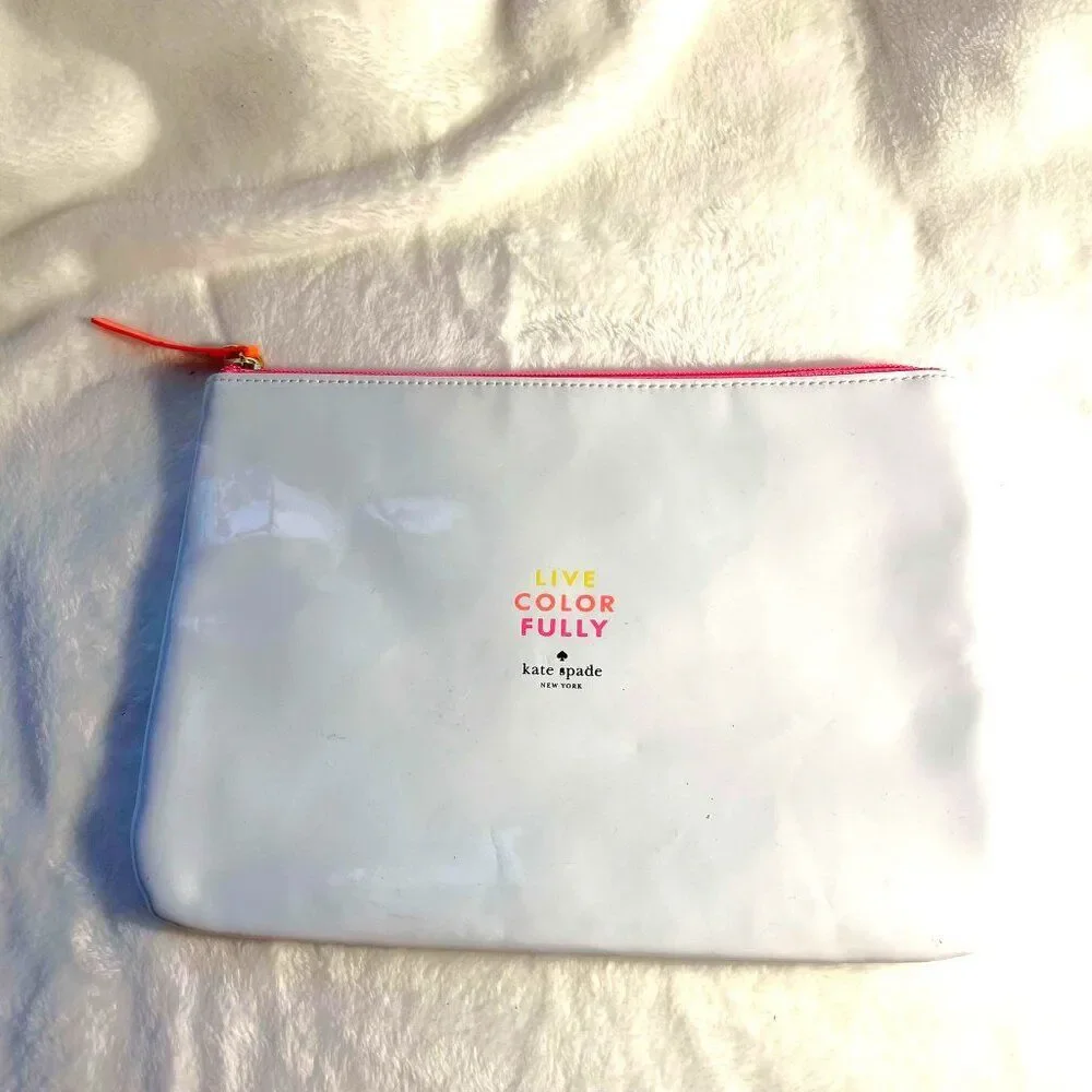 KATE SPADE ”Live Color Fully” Cosmetic Pouch